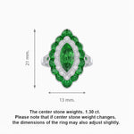 Load image into Gallery viewer, Antique Inspired Oval Cut Gemstone Cocktail Ring - Shahin Jewelry