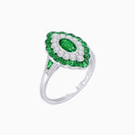 Load image into Gallery viewer, Antique Inspired Oval Cut Gemstone Cocktail Ring - Shahin Jewelry