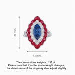 Load image into Gallery viewer, Antique Inspired Oval Cut Gemstone Cocktail Ring - Shahin Jewelry