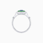 Load image into Gallery viewer, Antique Inspired Oval Cut Gemstone Ring - Shahin Jewelry
