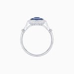 Load image into Gallery viewer, Antique Inspired Oval Cut Gemstone Ring - Shahin Jewelry