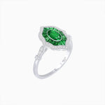 Load image into Gallery viewer, Antique Inspired Oval Cut Gemstone Ring - Shahin Jewelry