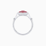 Load image into Gallery viewer, Antique Inspired Oval Cut Gemstone Ring - Shahin Jewelry