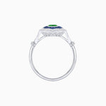 Load image into Gallery viewer, Antique Inspired Oval Cut Gemstone Ring - Shahin Jewelry