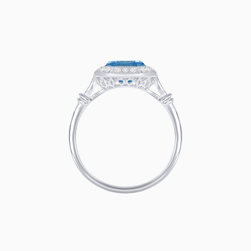 Antique Inspired Ring Diamond Ring - Shahin Jewelry