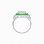 Load image into Gallery viewer, Antique Inspired Ring In Illusion Setting - Shahin Jewelry