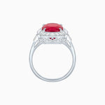 Load image into Gallery viewer, Antique Inspired Ring with Diamond With Gemstone - Shahin Jewelry