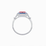 Load image into Gallery viewer, Antique Inspired Ring with Gemstone - Shahin Jewelry