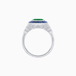 Load image into Gallery viewer, Antique Inspired Ring With Gemstone - Shahin Jewelry