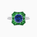 Load image into Gallery viewer, Antique Inspired Ring With Gemstone - Shahin Jewelry