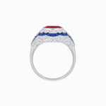 Load image into Gallery viewer, Antique Inspired Ring With Gemstone - Shahin Jewelry
