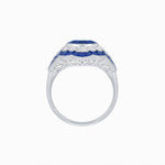 Load image into Gallery viewer, Antique Inspired Ring With Gemstone - Shahin Jewelry