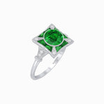 Load image into Gallery viewer, Antique Inspired Ring with Gemstone - Shahin Jewelry