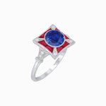 Load image into Gallery viewer, Antique Inspired Ring with Gemstone - Shahin Jewelry