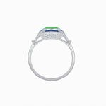 Load image into Gallery viewer, Antique Inspired Ring with Gemstone - Shahin Jewelry
