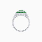 Load image into Gallery viewer, Antique Inspired Ring With Gemstone - Shahin Jewelry