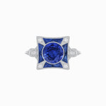 Load image into Gallery viewer, Antique Inspired Ring with Gemstone - Shahin Jewelry