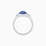 Load image into Gallery viewer, Antique Inspired Ring with Oval Gemstone - Shahin Jewelry