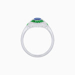 Load image into Gallery viewer, Antique Inspired Ring with Oval Gemstone - Shahin Jewelry