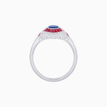Load image into Gallery viewer, Antique Inspired Ring with Oval Gemstone - Shahin Jewelry