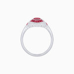 Load image into Gallery viewer, Antique Inspired Ring with Oval Gemstone - Shahin Jewelry