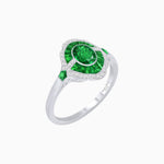 Load image into Gallery viewer, Antique Inspired Ring with Oval Gemstone - Shahin Jewelry