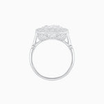 Load image into Gallery viewer, Antique Style Blue Sapphire Engagement Ring With Diamond - Shahin Jewelry