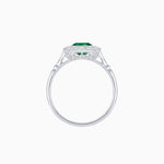Load image into Gallery viewer, Antique Style Engagement Ring With Gemstone - Shahin Jewelry