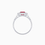 Load image into Gallery viewer, Antique Style Engagement Ring With Gemstone - Shahin Jewelry