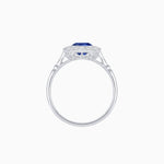 Load image into Gallery viewer, Antique Style Engagement Ring With Gemstone - Shahin Jewelry