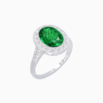 Load image into Gallery viewer, Antique Style Gemstone Engagement Ring With Gemstone - Shahin Jewelry