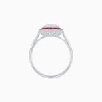 Load image into Gallery viewer, Are Deco Octagonal Shaped Ring with Diamond - Shahin Jewelry