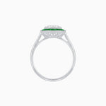 Load image into Gallery viewer, Are Deco Octagonal Shaped Ring with Diamond - Shahin Jewelry