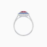 Load image into Gallery viewer, Are Deco Octagonal Shaped Ring with Gemstone - Shahin Jewelry