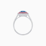 Load image into Gallery viewer, Are Deco Octagonal Shaped Ring with Gemstone - Shahin Jewelry