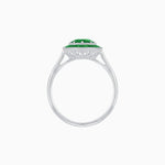 Load image into Gallery viewer, Are Deco Octagonal Shaped Ring with Gemstone - Shahin Jewelry