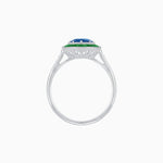 Load image into Gallery viewer, Are Deco Octagonal Shaped Ring with Gemstone - Shahin Jewelry