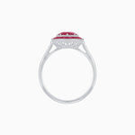 Load image into Gallery viewer, Are Deco Octagonal Shaped Ring with Gemstone - Shahin Jewelry