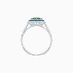 Load image into Gallery viewer, Are Deco Octagonal Shaped Ring with Gemstone - Shahin Jewelry