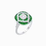 Load image into Gallery viewer, Art Deco Cocktail Ring - Shahin Jewelry