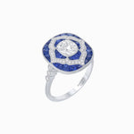 Load image into Gallery viewer, Art Deco Cocktail Ring - Shahin Jewelry