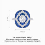 Load image into Gallery viewer, Art Deco Cocktail Ring - Shahin Jewelry