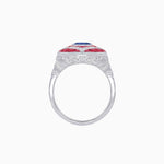 Load image into Gallery viewer, Art Deco Cocktail Ring with Gemstone - Shahin Jewelry