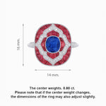 Load image into Gallery viewer, Art Deco Cocktail Ring with Gemstone - Shahin Jewelry