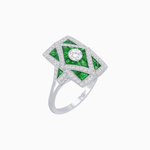 Load image into Gallery viewer, Art Deco Diamond Ring - Shahin Jewelry
