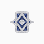 Load image into Gallery viewer, Art Deco Diamond Ring - Shahin Jewelry