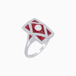 Load image into Gallery viewer, Art Deco Diamond Ring - Shahin Jewelry