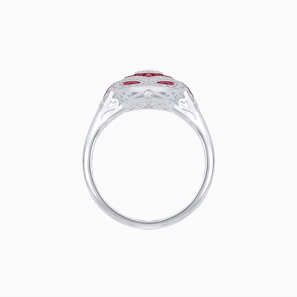 Art Deco Diamond Ring - Shahin Jewelry