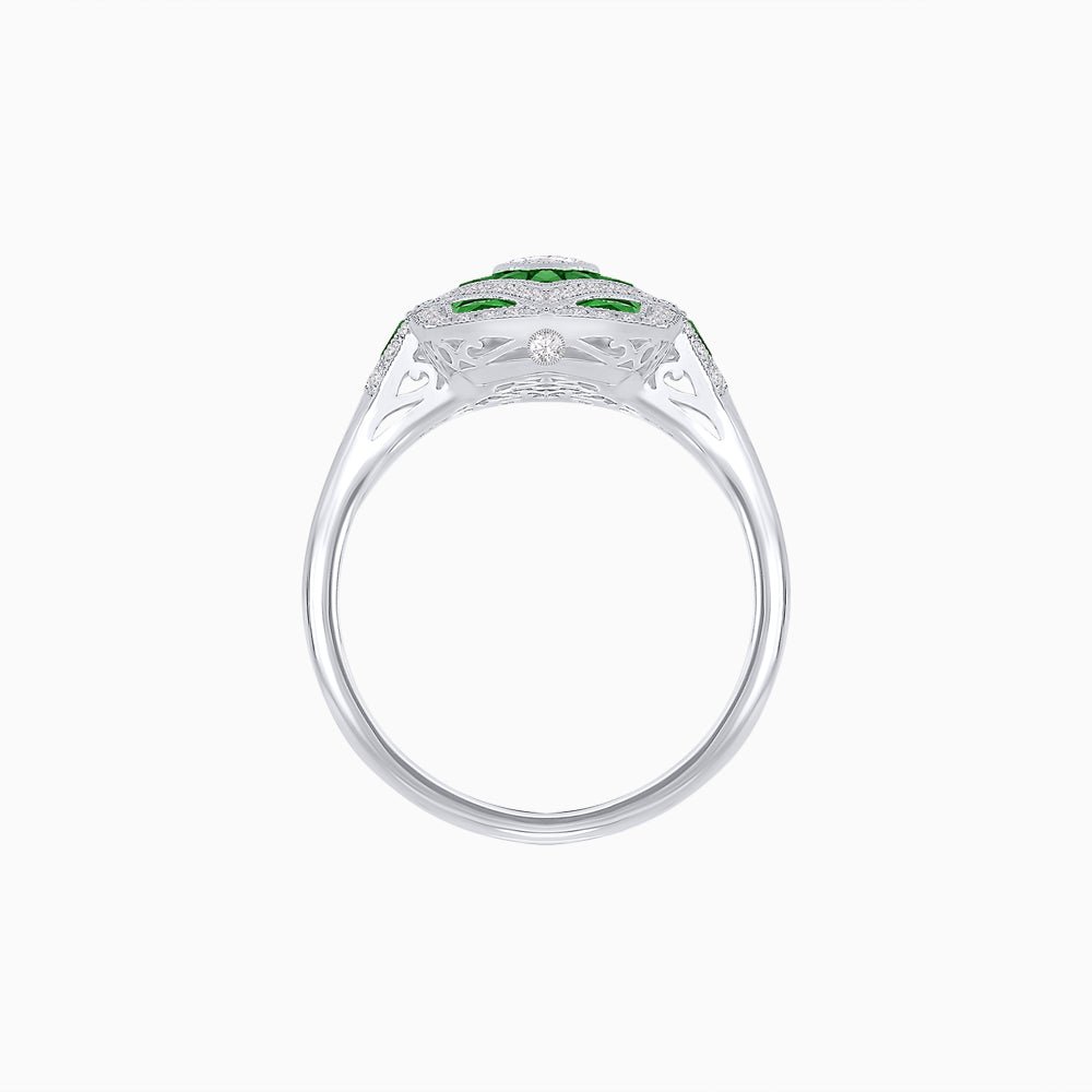 Art Deco Diamond Ring - Shahin Jewelry
