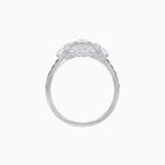 Load image into Gallery viewer, Art Deco Floral Ring with Marquise - Shaped Centerstone - Shahin Jewelry